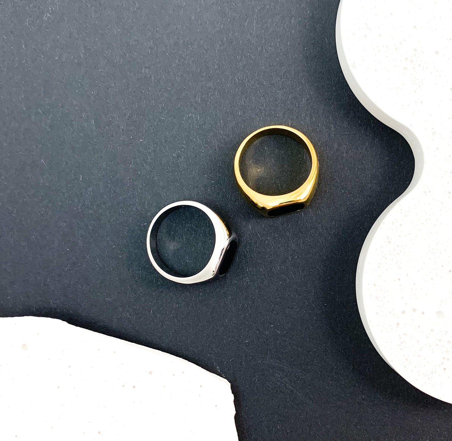 Statement Ring BLACK SIGNET